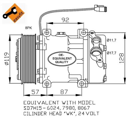 Компресори NF 32120 для SCANIA P,G,R,T - series R 730